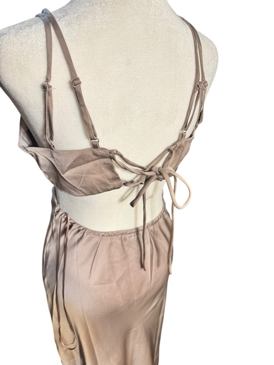 Fiesta Star Satin Maxi Dress - Picture 4 of 8